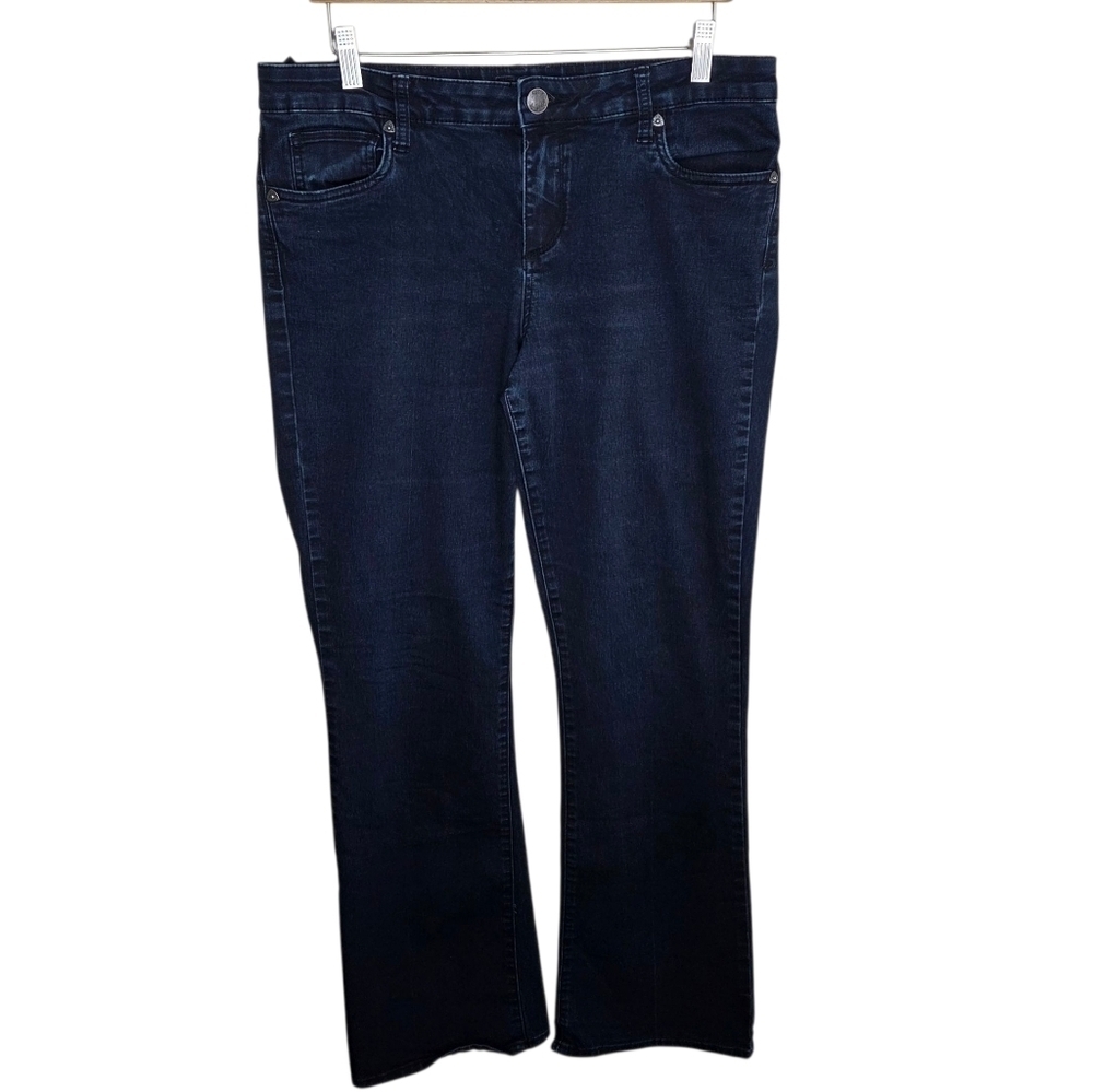 Kut From The Kloth | Dark Blue Wash Farrah Baby Bootcut Jeans Size 12